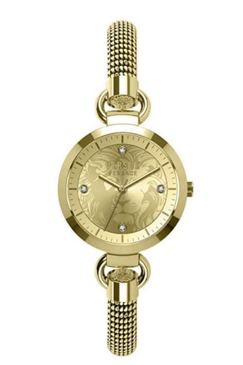 versus versace roslyn watch|Versus Versace Womens Champagne 34 mm Roslyn Watch .